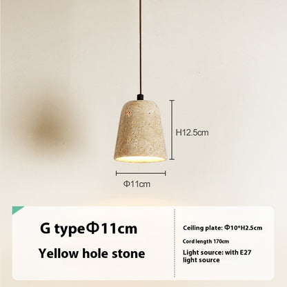 Japanese Style Cream And Quiet Wind Bedroom Bedside Chandelier