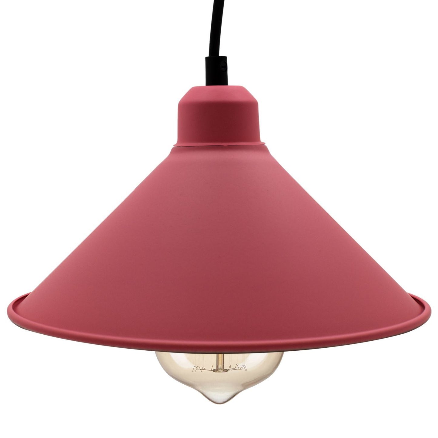 Modern Industrial Cone Shade Pendant Light E27 Adjustable Hanging Lamp