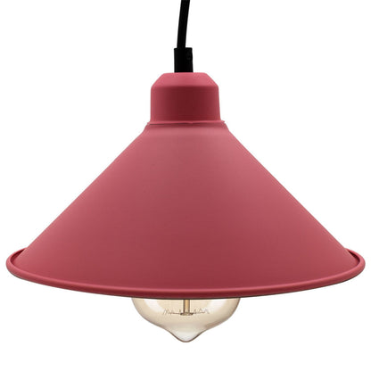 Modern Industrial Cone Shade Pendant Light E27 Adjustable Hanging Lamp