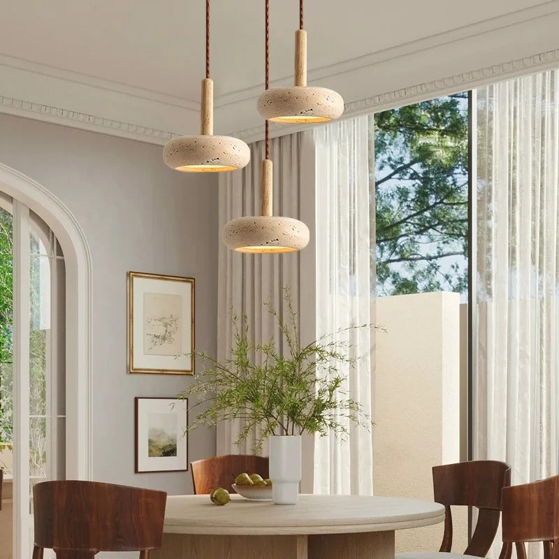 Nordic Retro Three-Head Pendant Light for Dining Room