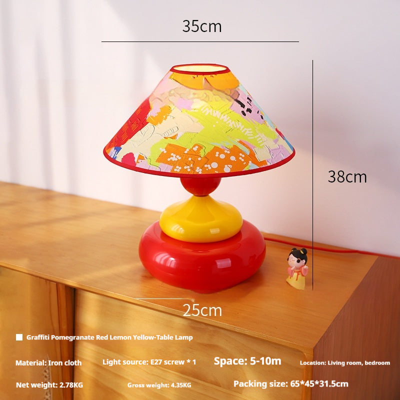 Nordic Retro Design Bedroom Bedside Lamp