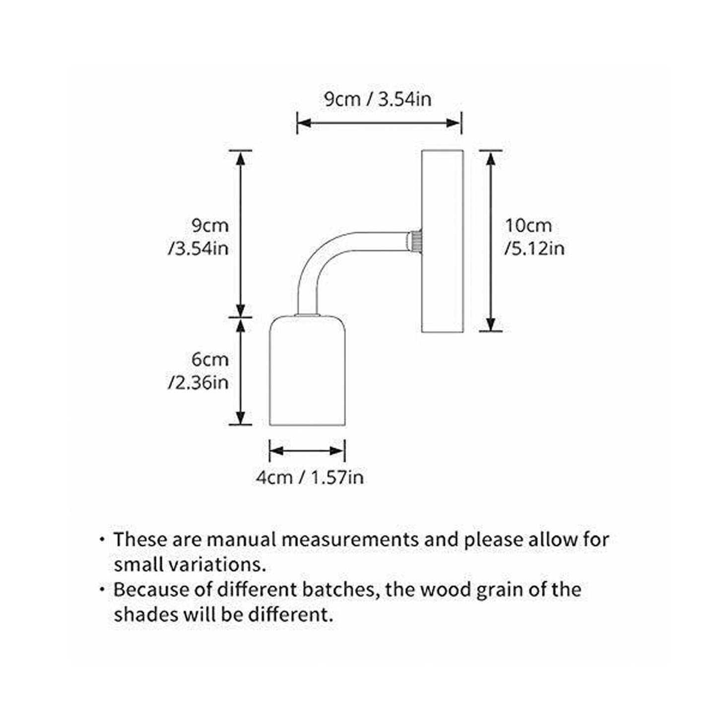 Retro Wood Wall Sconce Light~1415