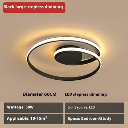 Aluminum Line Bedroom Light Simple Modern Living Room Ceiling Lamp