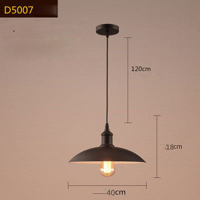 Vintage Iron Chandelier Shopping Mall Restaurant Black