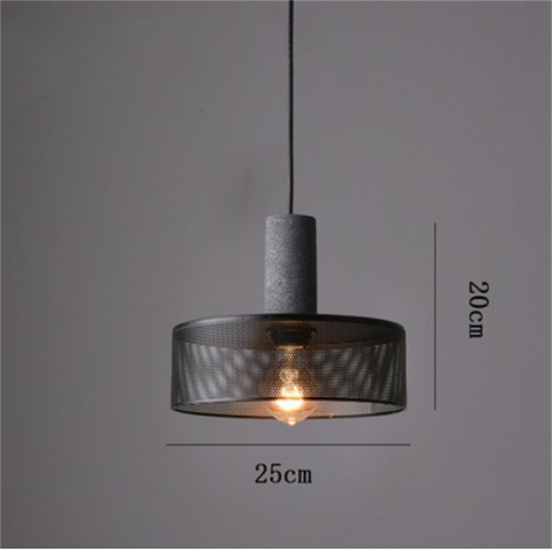 American Country Vintage Industrial Style Cement Chandelier