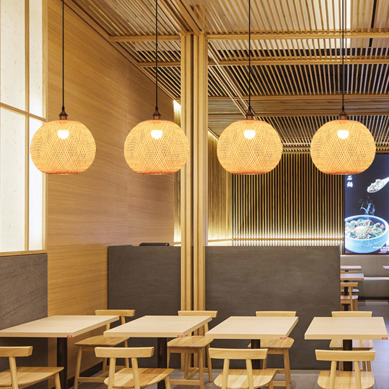 Zen Pastoral Pendant Light Minimal Tea Room
