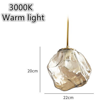 Minimalist Art Ice Cube Restaurant Chandelier Personality Creative