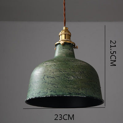 Retro Cafe Pendant Lamp Copper & Iron Design