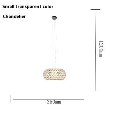 Modern Minimalist Living Dining Room Bedroom Shopping Mall Gem Chandelier