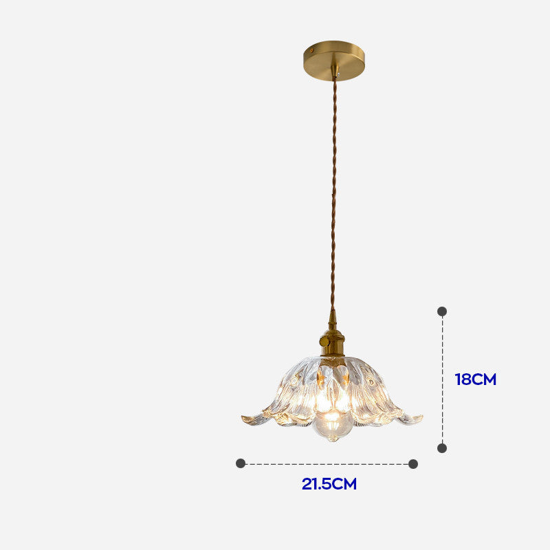 Luxury Lamp All Copper Chandelier Table Bedside Bedroom