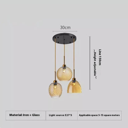 Internet Hot Glass Chandelier Living Room Bedroom