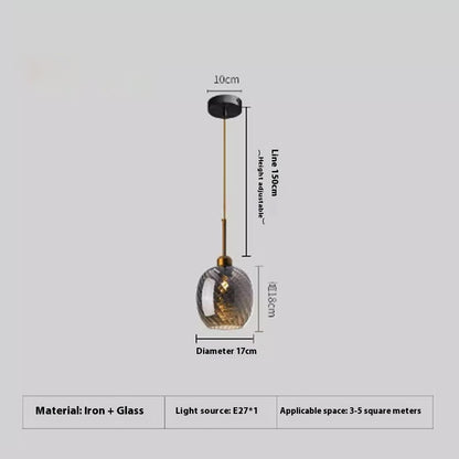 Internet Hot Glass Chandelier Living Room Bedroom