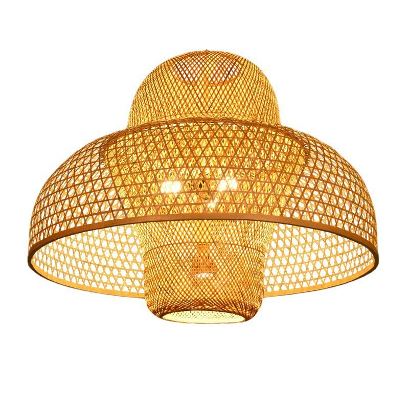 Household Farm Bamboo New Chinese Style Chandelier
