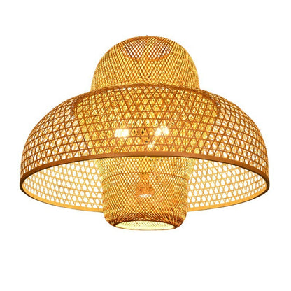 Household Farm Bamboo New Chinese Style Chandelier
