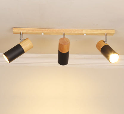 Log Simple Cloakroom Adjustable Ceiling Spotlight