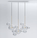 Nordic Glass Bubble Pendant Chandelier LED