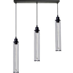 Industrial Iron Pendant Chandelier 3-Head