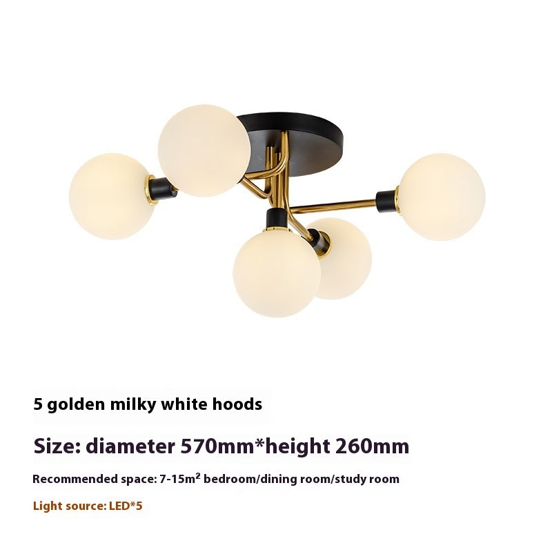 Study And Restaurant Living Room Room Magic Bean Light Luxury Ceiling Lamp