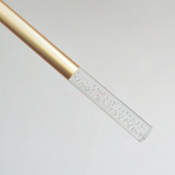 Cylindrical Long Tube Chandelier With Bubble LED