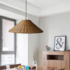 Wabi Sabi Bamboo Rattan Pendant Light