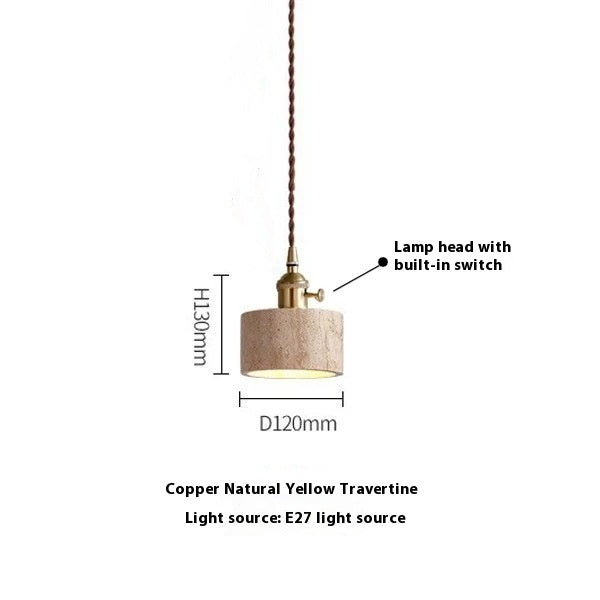Modern Stone Pendant Chandelier LED