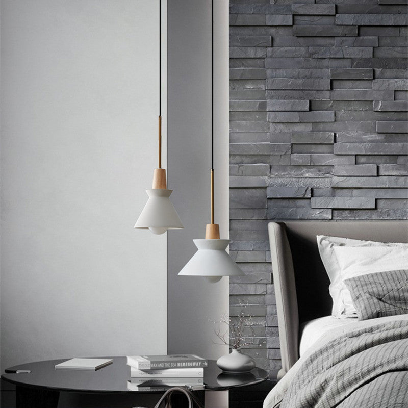 Lámpara colgante nórdica de resina - Minimalista moderna