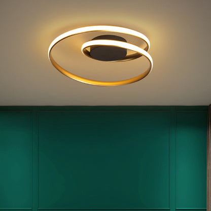 Aluminum Line Bedroom Light Simple Modern Living Room Ceiling Lamp