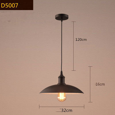 Vintage Iron Chandelier Shopping Mall Restaurant Black