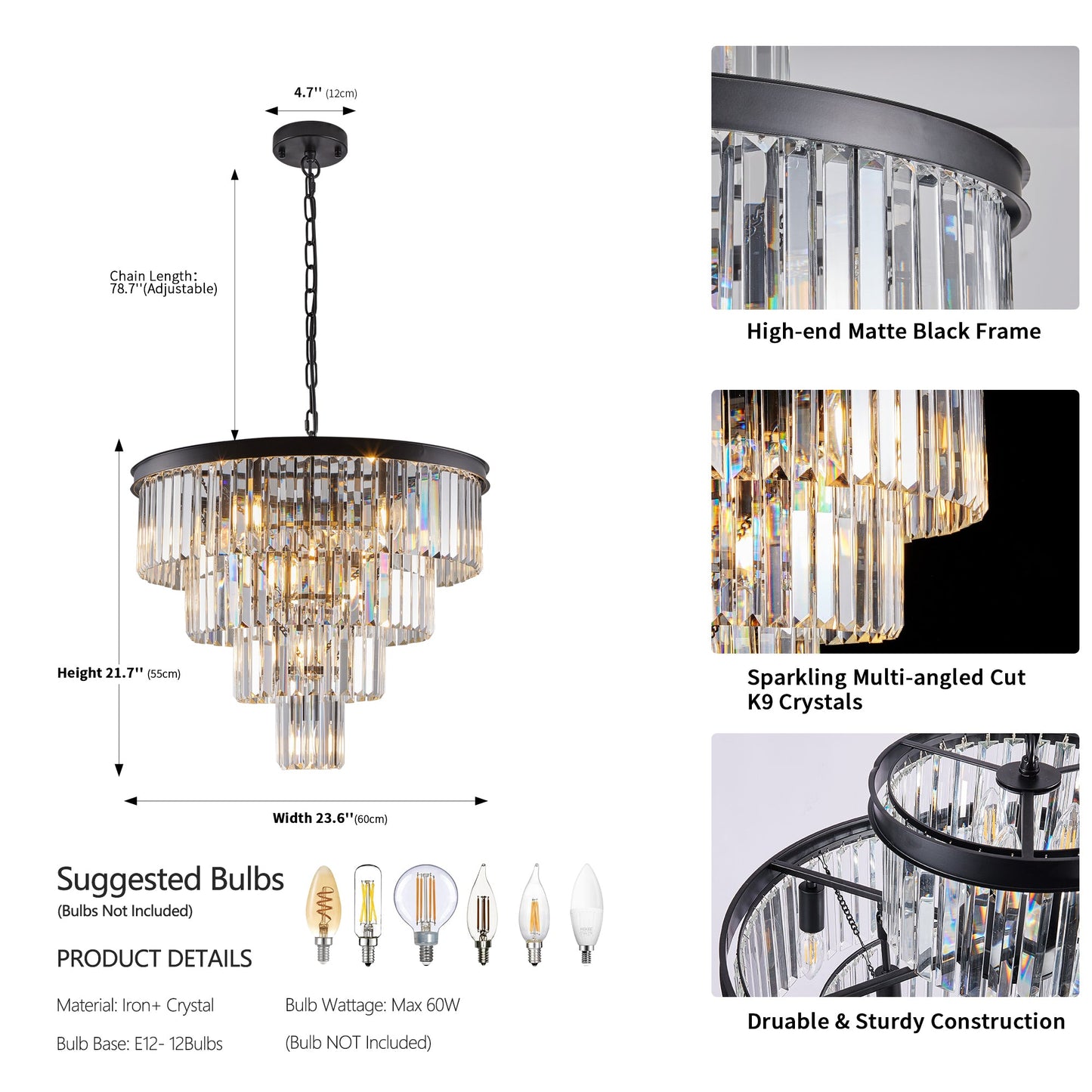 Contemporary Crystal Modern Chandeliers Crystal Ceiling Chandelier 4