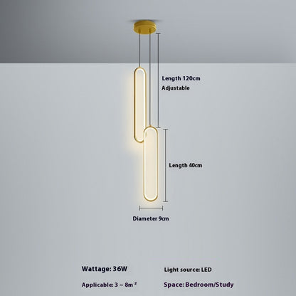 Bedroom Bedside Chandelier Living Room Wall Lamp