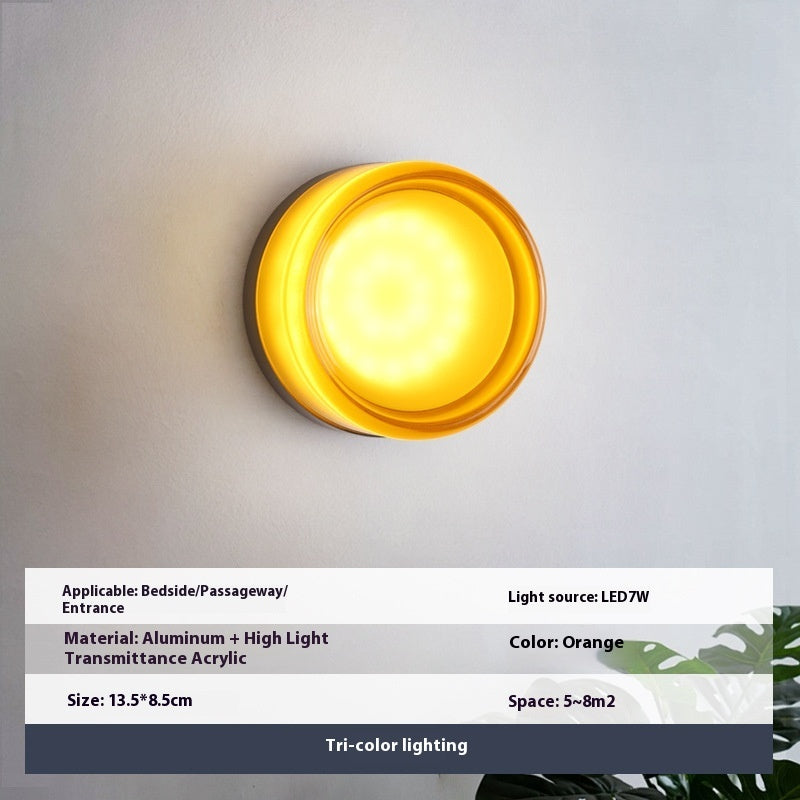 Water Ripple Acrylic Wall Lamp for Living Room
