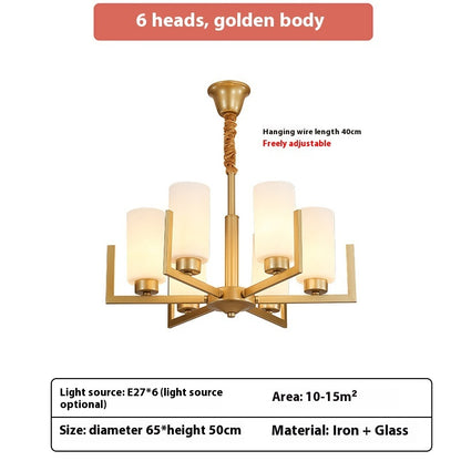 New Chinese-style Chandelier Modern Minimalist Living Room