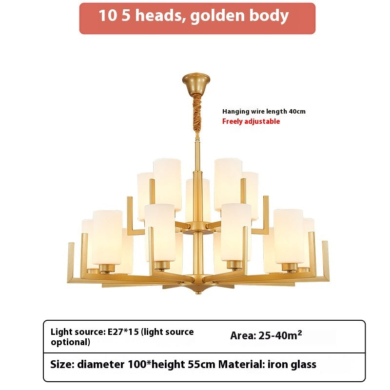 New Chinese-style Chandelier Modern Minimalist Living Room