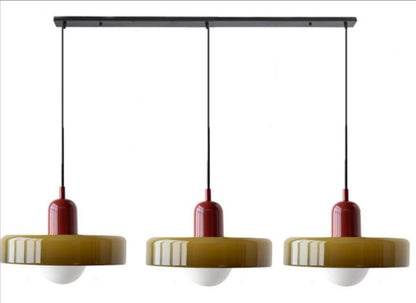 Retro Simple Restaurant Chandelier Creative Glass Bedside Lamp