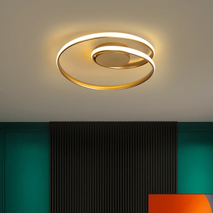 Aluminum Line Bedroom Light Simple Modern Living Room Ceiling Lamp