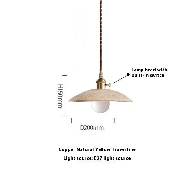 Modern Stone Pendant Chandelier LED