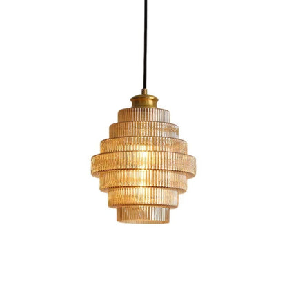 Simple Glass Bedside Small Droplight