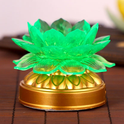 Blessing Lotus Lamp Buddha Front Ornaments