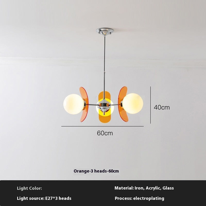 Retro Dining Room Chandelier Living Room Bedroom Eye Protection Chandelier
