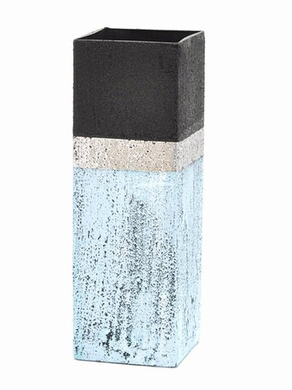 Stone imitation glass vase | Table vase 12 inch | Handpainted vase for