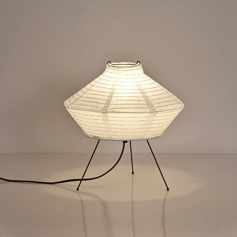Japanese-style Simple Rice Paper Creative Bedside-use Vertical Table Lamp