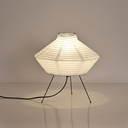Japanese-style Simple Rice Paper Creative Bedside-use Vertical Table Lamp