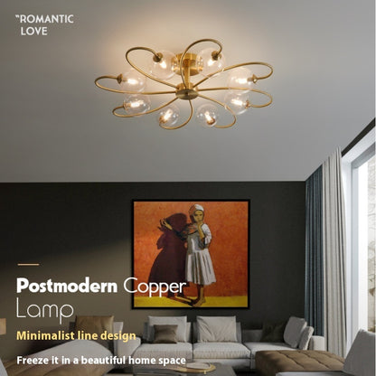 Living Room Chandelier Modern Simple Home Bedroom Ceiling Lamp