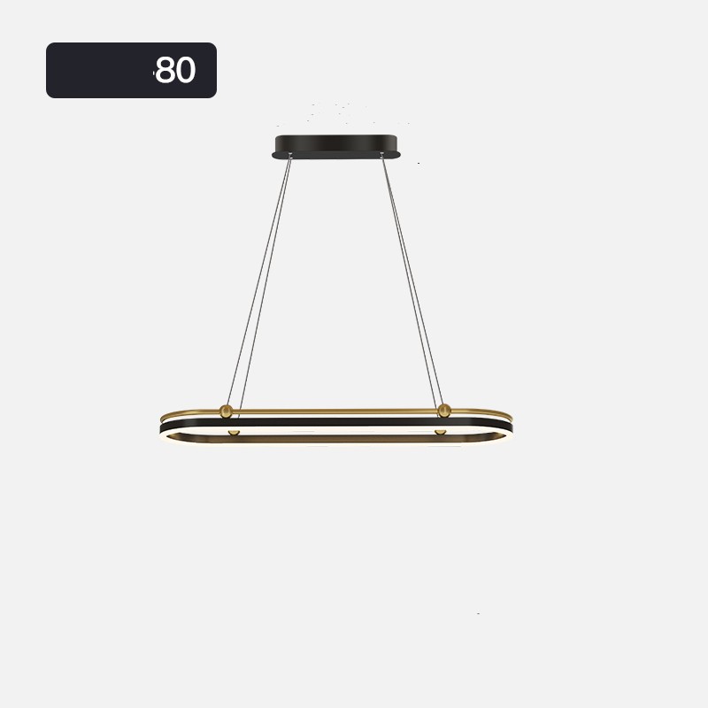 Modern Aluminum LED Pendant Chandelier with PMMA Shade