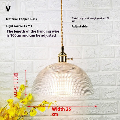 Chandelier Personality Creative Brass Single Head