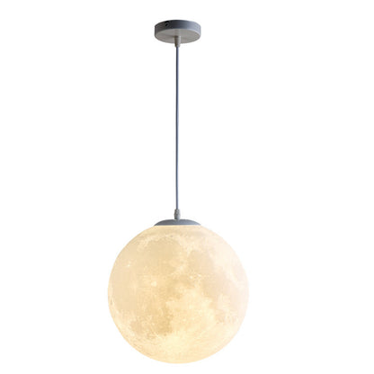 3D Printing Moon Chandelier Modern Minimalist Planet Chandelier