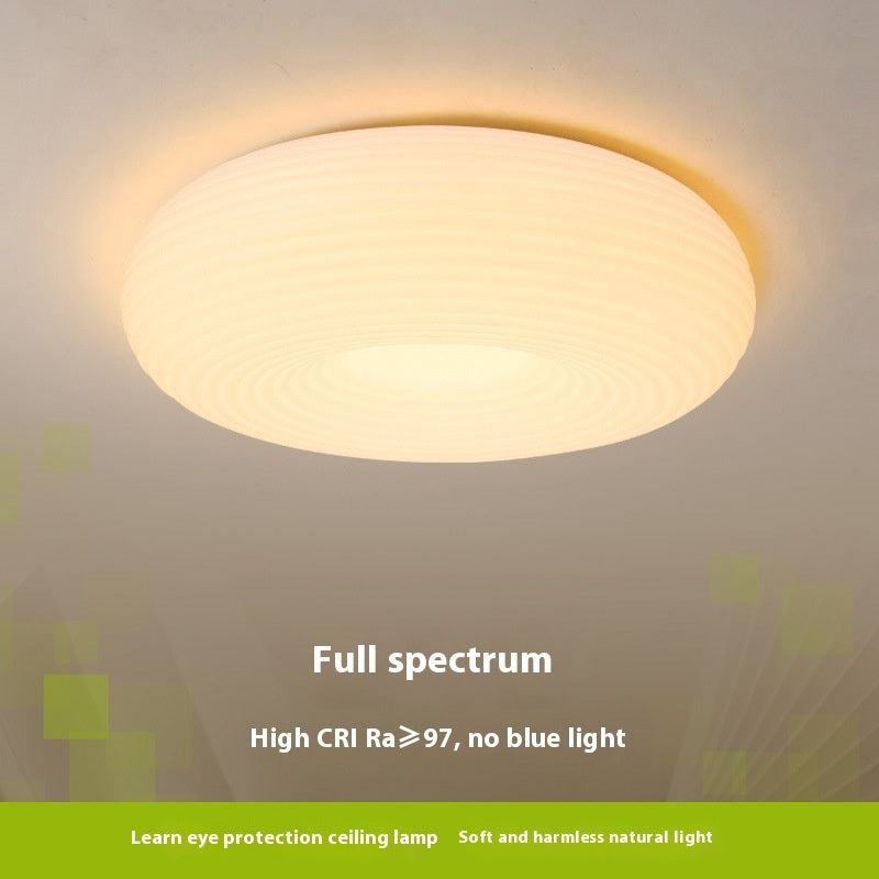 Full Spectrum Bedroom Light Nordic Minimalist Modern Cream Storm Lantern