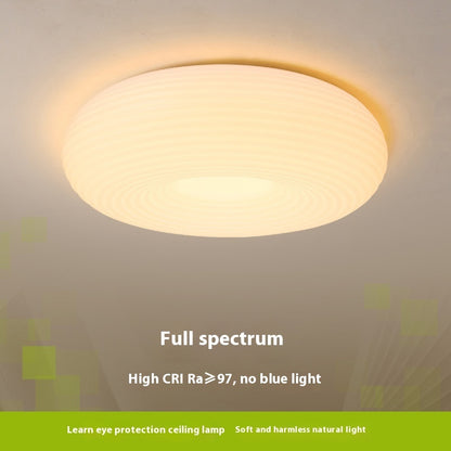 Full Spectrum Bedroom Light Nordic Minimalist Modern Cream Storm Lantern