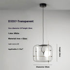 Glass Modern Bedside Pendant Light