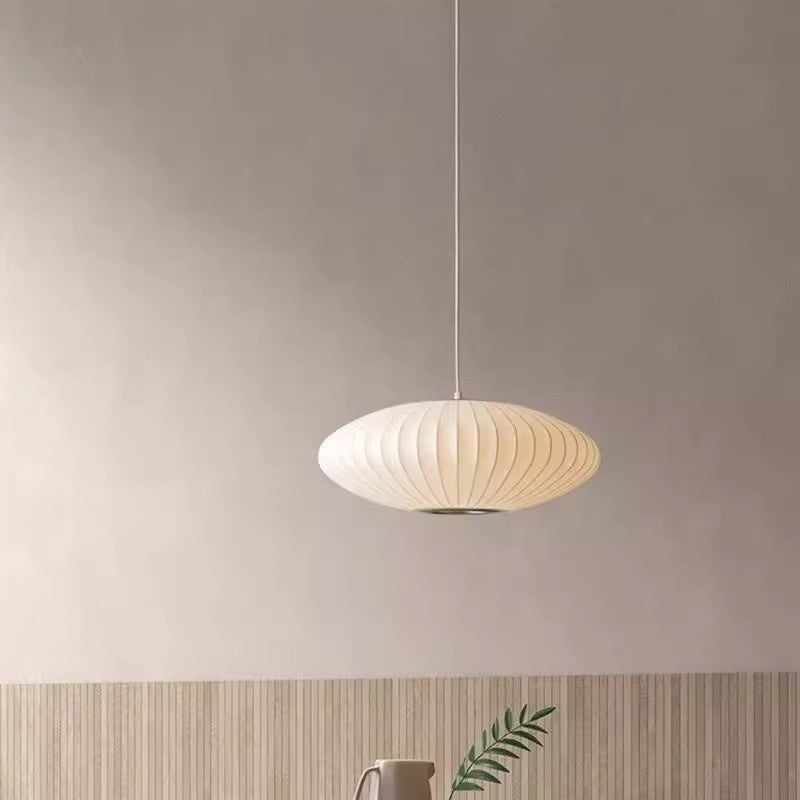 Nordic Silk-like Hanging Restaurant Silent Cage Flat Bedroom Lamps